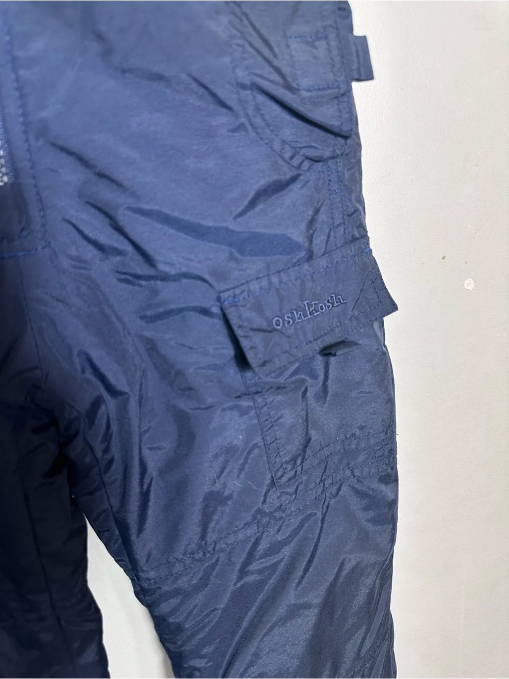 OshKosh B'gosh Navy Blue Kids Snow Bib Overalls